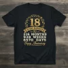 18 Years Married 216 text design featuring unique typography on quality t-shirt
