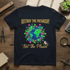 DESTROY THE PATARICHY Not the Planet stylish graphic design printed on comfortable cotton t-shirt