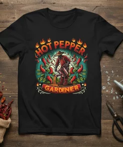 Hot Pepper Gardener T-Shirt Chili Grower Gift Idea