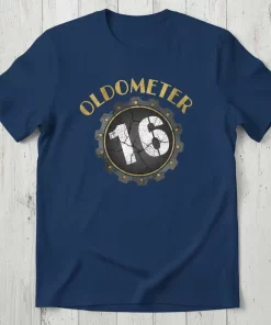 Oldometer 16 Birthday T-Shirt Funny 16th Celebration Gift