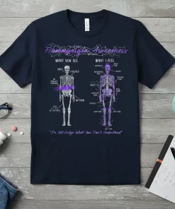 "do Not Judge What You Don't Understand" Fibromyalgia T-Shirt